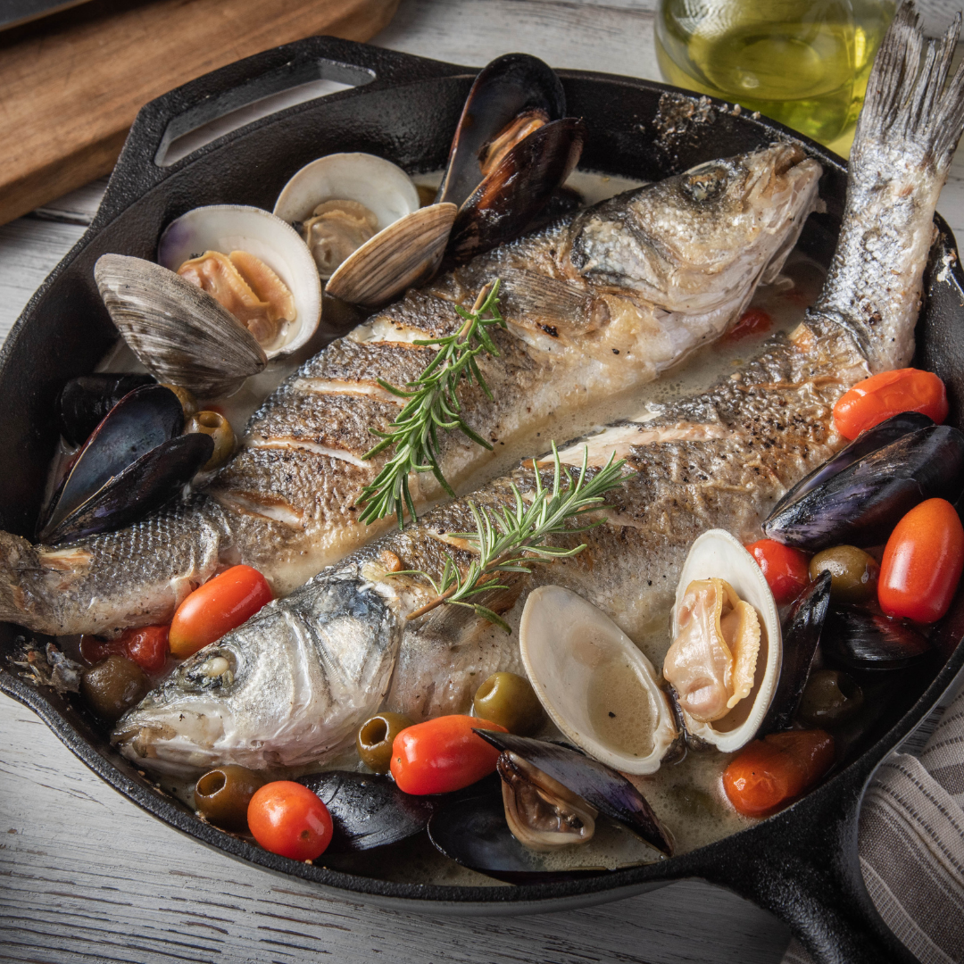 European Sea Bass / Branzino / Loup de Mer Fish