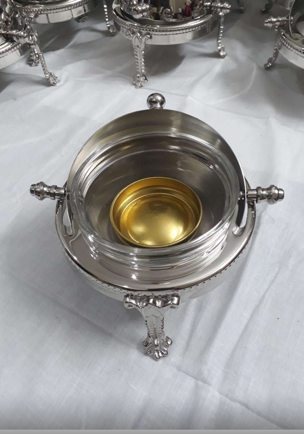 Roll Top Caviar Server