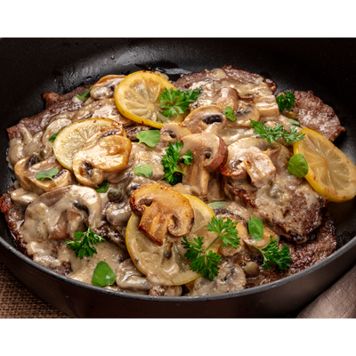 Veal Scallopini Prime, Filet Mignon