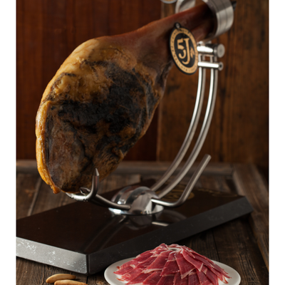 Cinco Jotas - 100% Iberico Jamon (Bone-In) Acorn Fed, Bellota, Pata Negra - (15-18 LB)