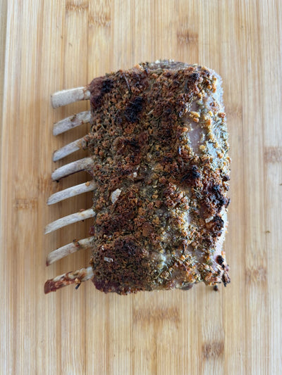 Colorado Frenched Rack of Lamb — Cap Off - 1 Rack - (2.5 -3 lbs lbs)